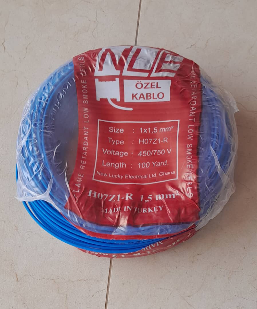 1.5mm Cable Turkey blue