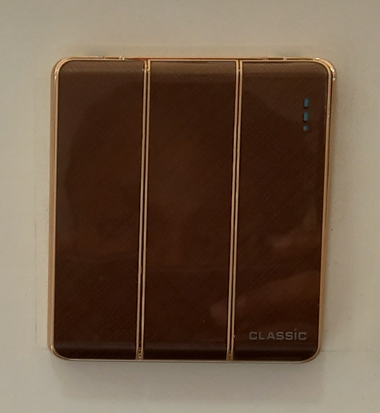 3 gang acrylic classic coffee